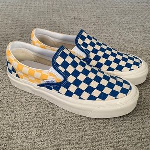NWT Vans Slip On checkerboard DX
